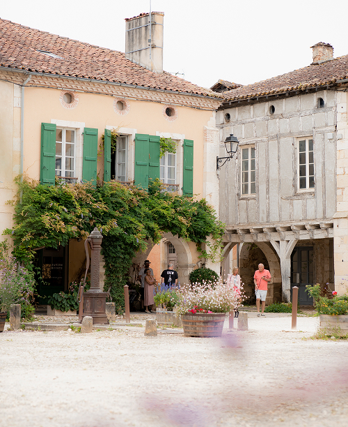 région du bas armagnac village