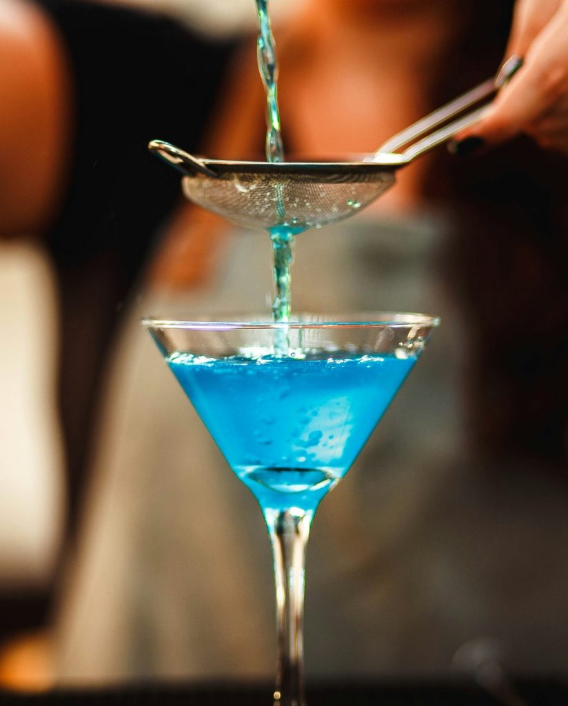 Cocktail Citron bleu